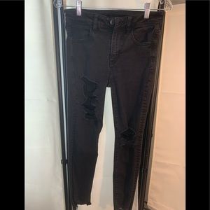 American eagle next level stretch ripped jeans!